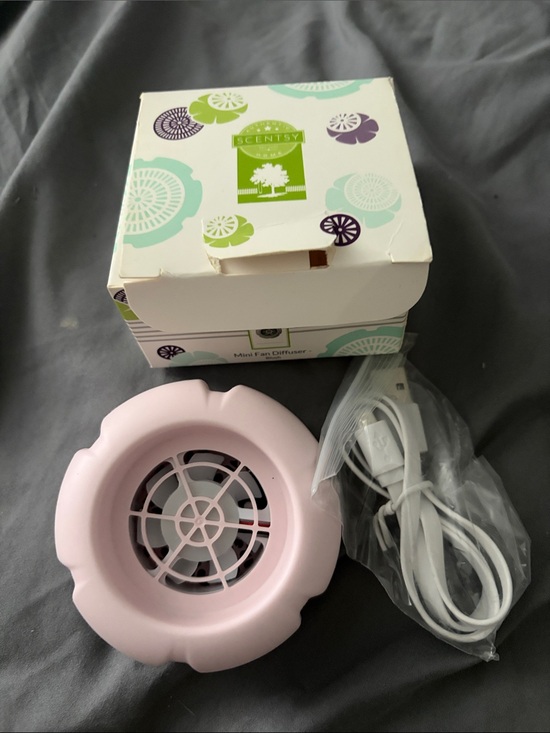 Scentsy Other - Scentsy Mini Fan Diffuser - Light Pink